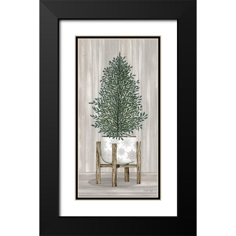 Potted Tree I Black Modern Wood Framed Art Print with Double Matting by Jacobs, Cindy