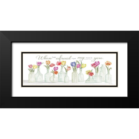 Put My Trust in You Black Modern Wood Framed Art Print with Double Matting by Jacobs, Cindy