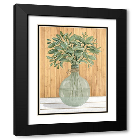 Happiness I Black Modern Wood Framed Art Print with Double Matting by Jacobs, Cindy