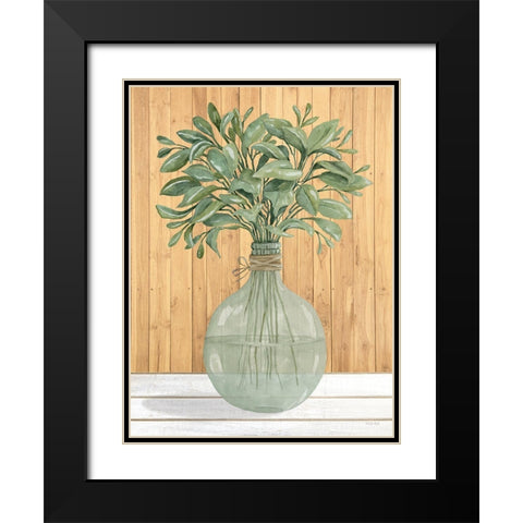 Happiness I Black Modern Wood Framed Art Print with Double Matting by Jacobs, Cindy