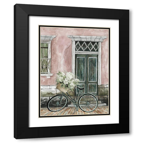 City Life II Black Modern Wood Framed Art Print with Double Matting by Jacobs, Cindy