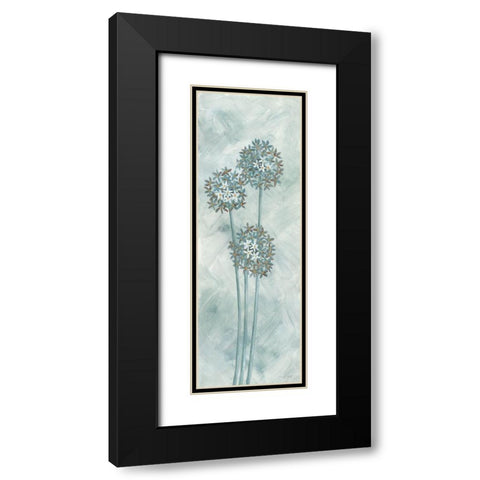 Allium I Black Modern Wood Framed Art Print with Double Matting by Jacobs, Cindy