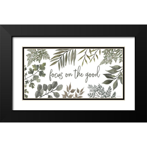 Focus on the Good Black Modern Wood Framed Art Print with Double Matting by Jacobs, Cindy