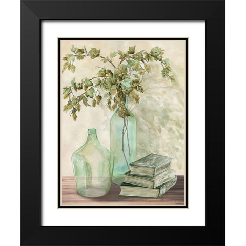 Feeling Hoppy Black Modern Wood Framed Art Print with Double Matting by Jacobs, Cindy