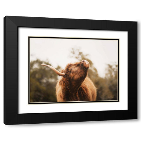 Keep Your Head Up Black Modern Wood Framed Art Print with Double Matting by Diener, Dakota