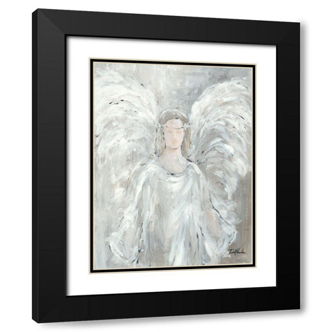 To Be Brave   Black Modern Wood Framed Art Print with Double Matting by Coules, Debi