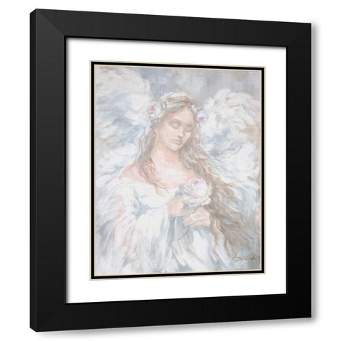 Love Black Modern Wood Framed Art Print with Double Matting by Coules, Debi