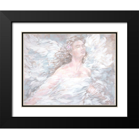 To Be Free Black Modern Wood Framed Art Print with Double Matting by Coules, Debi