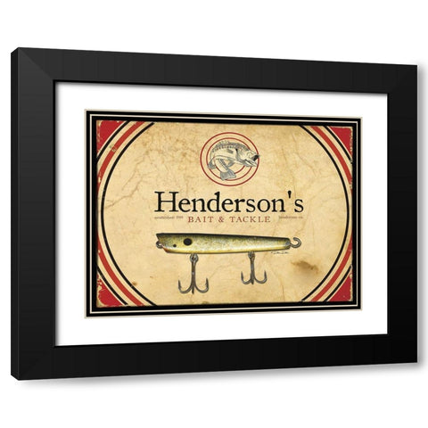 Hendersons Black Modern Wood Framed Art Print with Double Matting by Dee Dee