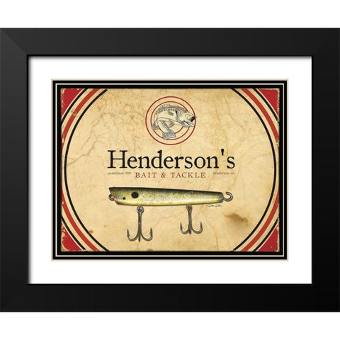 Hendersons Black Modern Wood Framed Art Print with Double Matting by Dee Dee