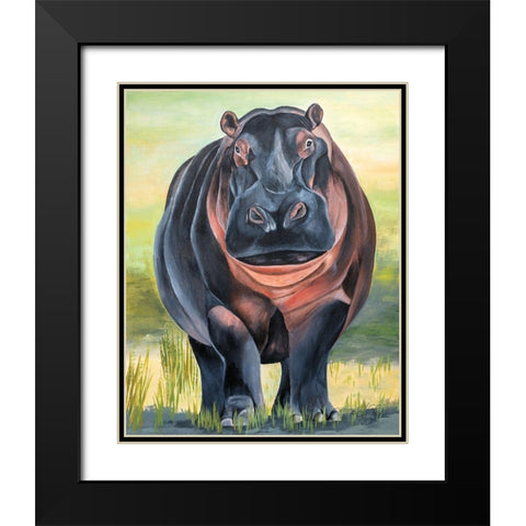 Time for a Soak Black Modern Wood Framed Art Print with Double Matting by Fifer, Diane