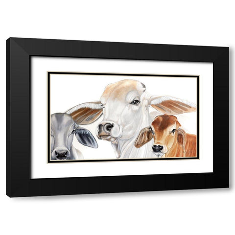 Ranch Life   Black Modern Wood Framed Art Print with Double Matting by Fifer, Diane