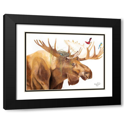 Freeloaders Black Modern Wood Framed Art Print with Double Matting by Fifer, Diane