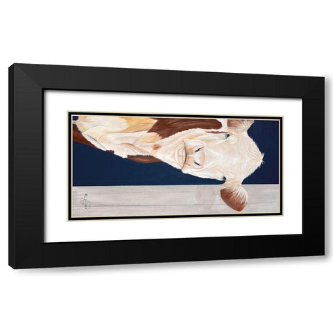Come on In     Black Modern Wood Framed Art Print with Double Matting by Fifer, Diane