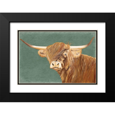 The Philosopher     Black Modern Wood Framed Art Print with Double Matting by Fifer, Diane