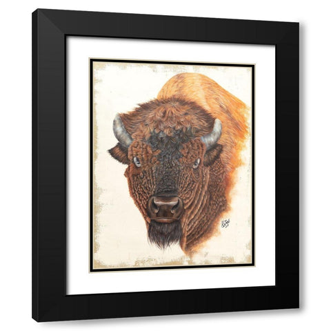 Wildly Free Black Modern Wood Framed Art Print with Double Matting by Fifer, Diane
