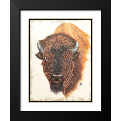 Wildly Free Black Modern Wood Framed Art Print with Double Matting by Fifer, Diane
