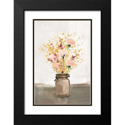 Amber Dreams Black Modern Wood Framed Art Print with Double Matting by Dogwood Portfolio