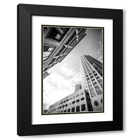 Built from the Ground Up I Black Modern Wood Framed Art Print with Double Matting by Quillen, Donnie