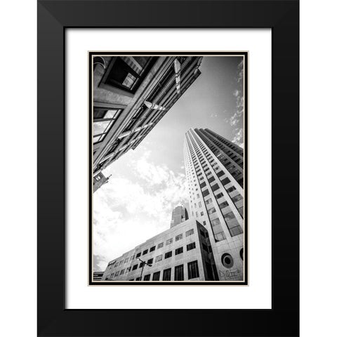 Built from the Ground Up I Black Modern Wood Framed Art Print with Double Matting by Quillen, Donnie