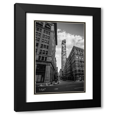 Puzzling Black Modern Wood Framed Art Print with Double Matting by Quillen, Donnie