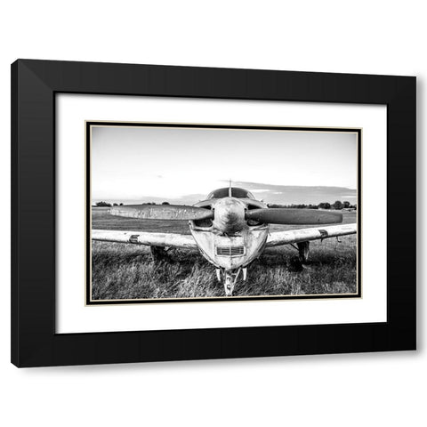 Last Flight II   Black Modern Wood Framed Art Print with Double Matting by Quillen, Donnie