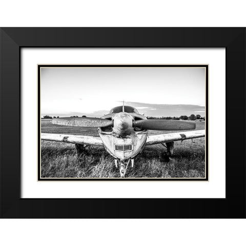 Last Flight II   Black Modern Wood Framed Art Print with Double Matting by Quillen, Donnie