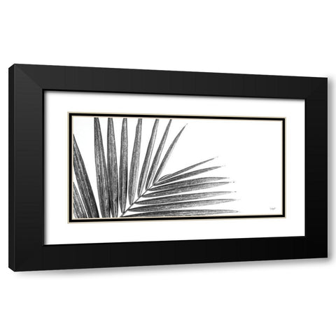 Leaf Study IV Black Modern Wood Framed Art Print with Double Matting by Quillen, Donnie