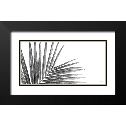 Leaf Study IV Black Modern Wood Framed Art Print with Double Matting by Quillen, Donnie