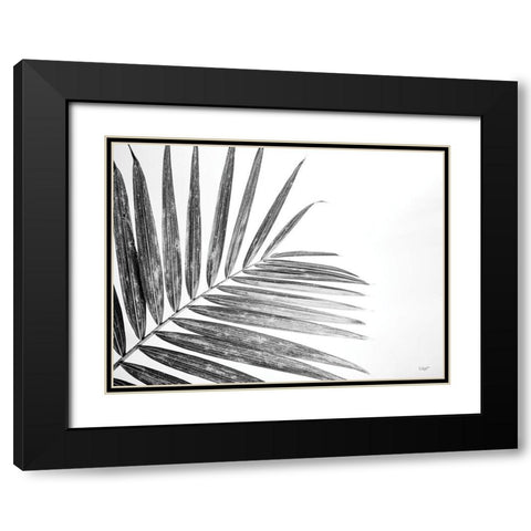 Leaf Study VI Black Modern Wood Framed Art Print with Double Matting by Quillen, Donnie
