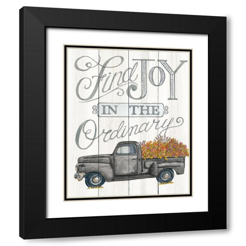 Grow a Life Black Modern Wood Framed Art Print with Double Matting by Strain, Deb