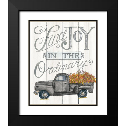 Grow a Life Black Modern Wood Framed Art Print with Double Matting by Strain, Deb