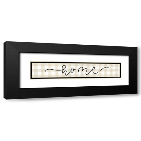 Home  Black Modern Wood Framed Art Print with Double Matting by Imperfect Dust