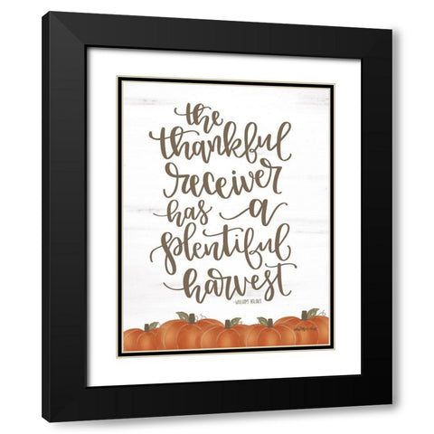 Plentiful Harvest Black Modern Wood Framed Art Print with Double Matting by Imperfect Dust