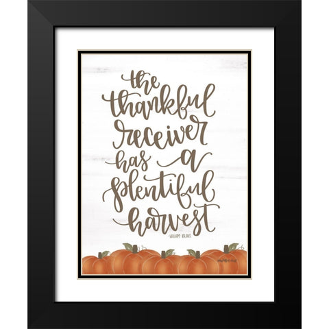 Plentiful Harvest Black Modern Wood Framed Art Print with Double Matting by Imperfect Dust