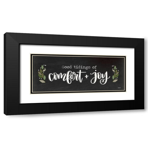 Comfort and Joy   Black Modern Wood Framed Art Print with Double Matting by Imperfect Dust
