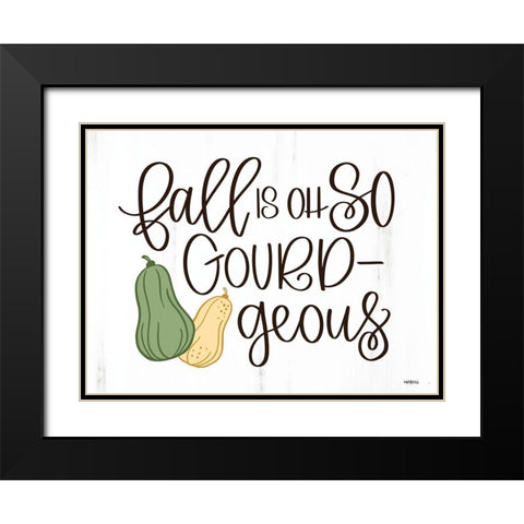 Gourd-geous    Black Modern Wood Framed Art Print with Double Matting by Imperfect Dust
