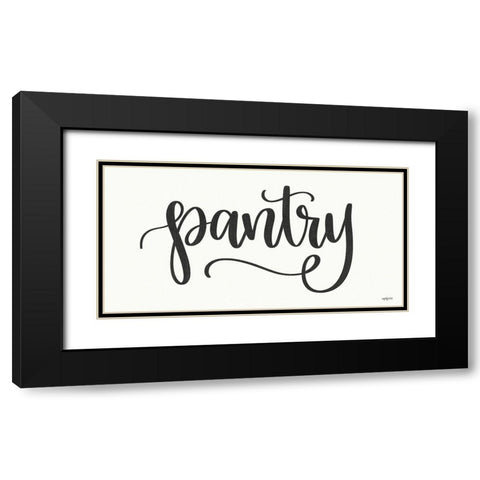 Pantry Black Modern Wood Framed Art Print with Double Matting by Imperfect Dust