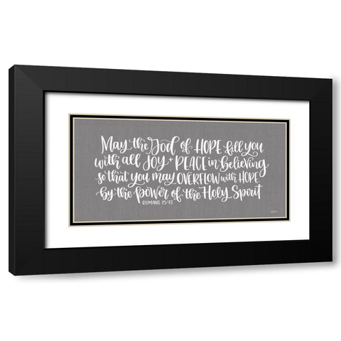 Overflow with Hope      Black Modern Wood Framed Art Print with Double Matting by Imperfect Dust