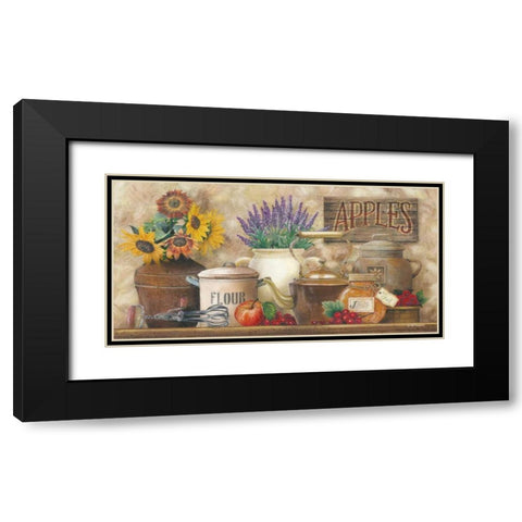 Antique Kitchen Black Modern Wood Framed Art Print with Double Matting by Wargo, Ed