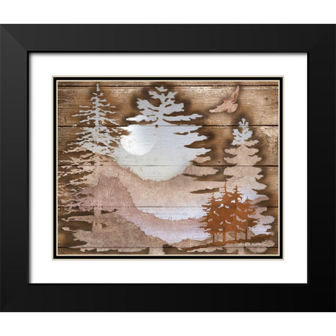 Great Outdoors II Black Modern Wood Framed Art Print with Double Matting by Wargo, Ed