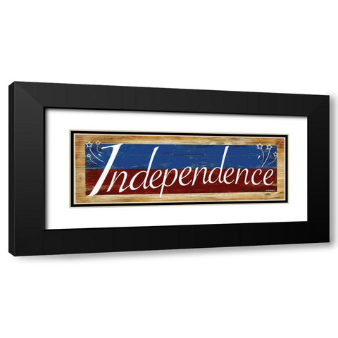 Independence Black Modern Wood Framed Art Print with Double Matting by Wargo, Ed