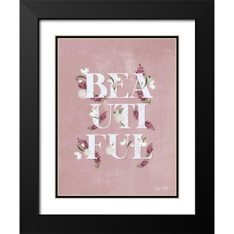 Beautiful Black Modern Wood Framed Art Print with Double Matting by House Fenway