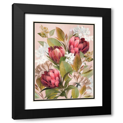 Bohemian Romance    Black Modern Wood Framed Art Print with Double Matting by House Fenway