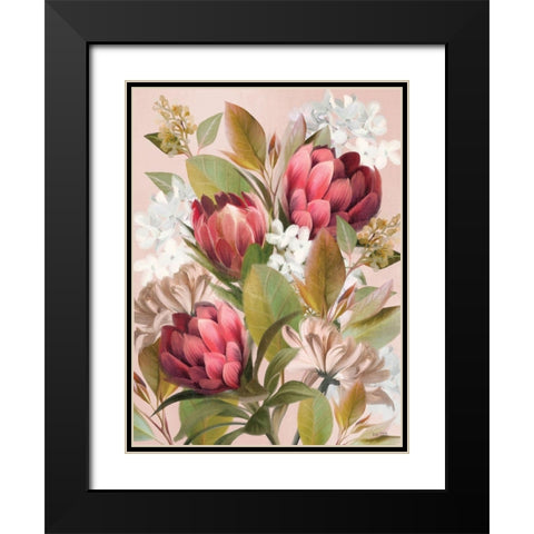 Bohemian Romance    Black Modern Wood Framed Art Print with Double Matting by House Fenway