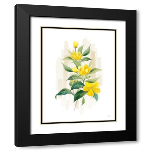 Goldilocks I Black Modern Wood Framed Art Print with Double Matting by House Fenway