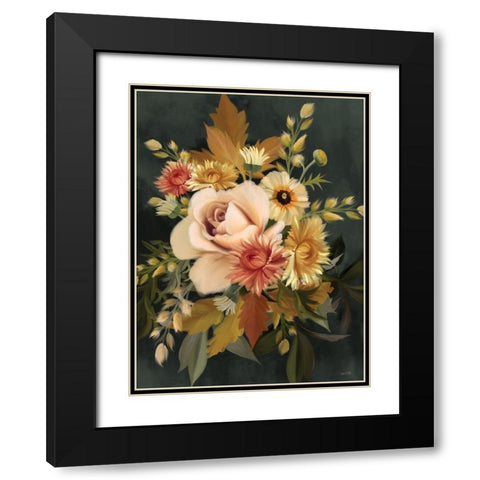 Romantic Autumn I Black Modern Wood Framed Art Print with Double Matting by House Fenway