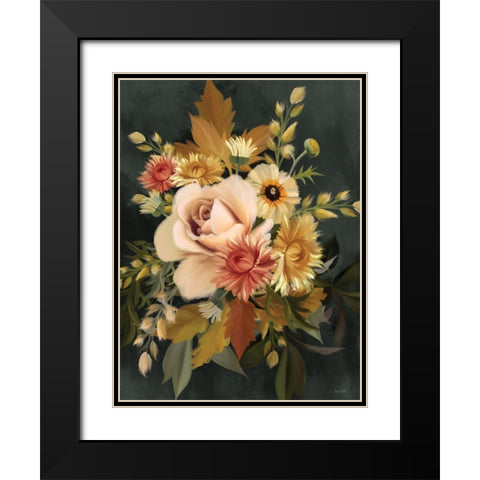 Romantic Autumn I Black Modern Wood Framed Art Print with Double Matting by House Fenway