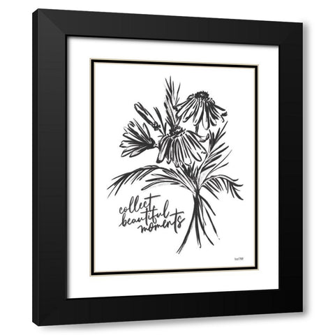 Collect Beautiful Moments Black Modern Wood Framed Art Print with Double Matting by House Fenway