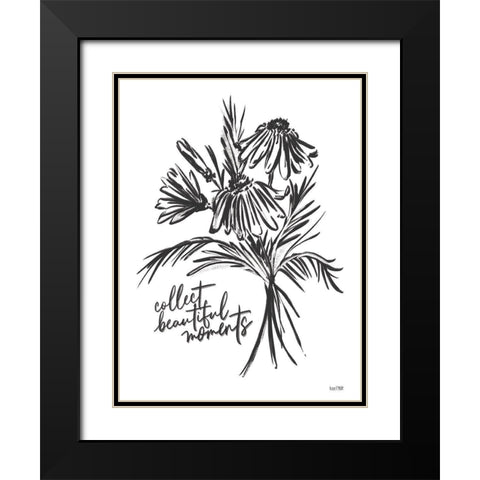 Collect Beautiful Moments Black Modern Wood Framed Art Print with Double Matting by House Fenway